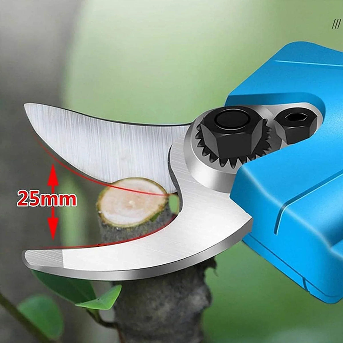 Susuzi Electric Pruning Shears 1.4 inch Cutting Diameter Cordless Electric Pruning with Rechargeable 4 Ah Lithium Battery